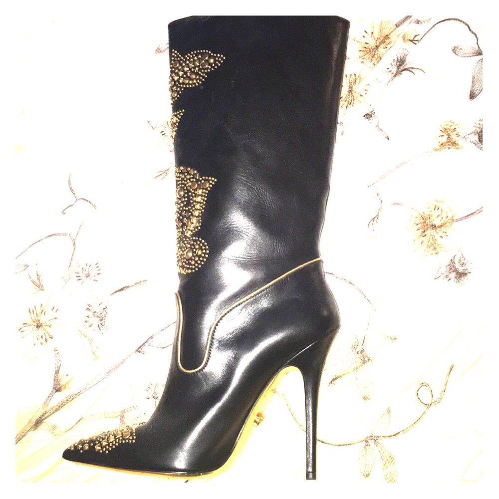 Versace couture boot elegance one of a kind